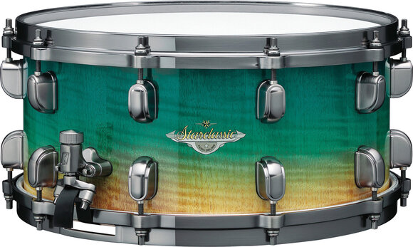 Snare Drum Tama MES1465U-VMMF Starclassic Maple Exotic 14" Marine Shoreline Movingui Fade Snare Drum - 1