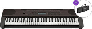 Keyboard mit Touch Response Yamaha PSR E360 Cover SET Keyboard mit Touch Response Dark Walnut