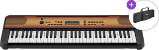 Keyboard mit Touch Response Yamaha PSR E360 Cover SET Keyboard mit Touch Response Ahorn