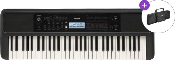Синтезатор с динамика Yamaha PSR-E383 Cover SET Синтезатор с динамика Black - 1