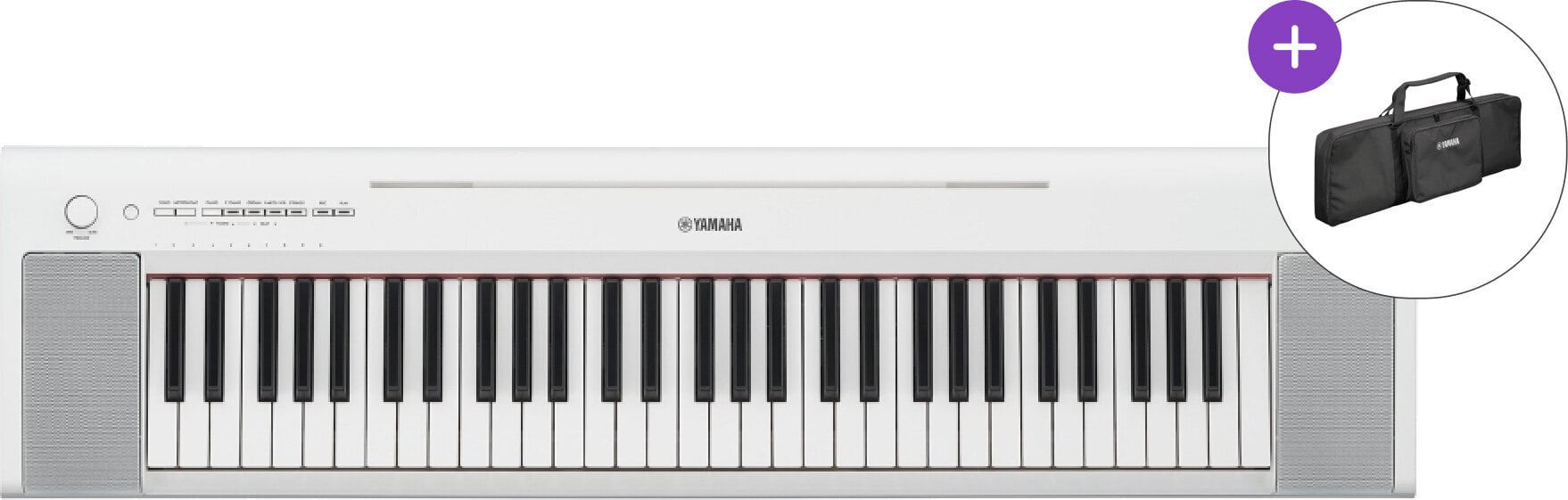 Цифрове сценічне піаніно Yamaha Piaggero NP-15WH Cover SET Цифрове сценічне піаніно White