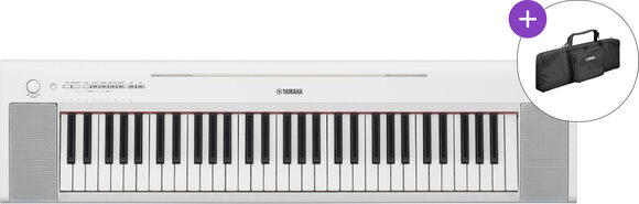 Цифрове сценічне піаніно Yamaha Piaggero NP-15WH Cover SET Цифрове сценічне піаніно White - 1