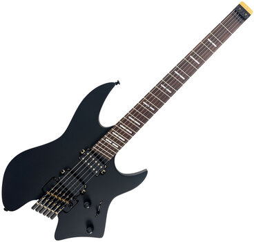 Headless gitaar Sire Larry Carlton X6 Black Satin Headless gitaar - 1