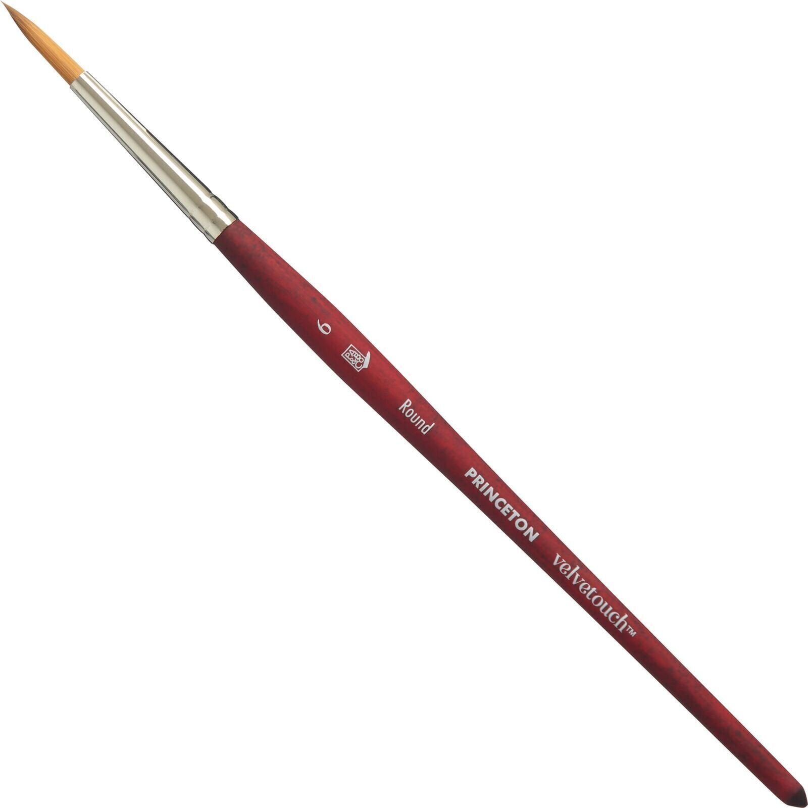 Målarpensel Princeton Brush Velvetouch Multi-Technique Synthetic Round Rund pensel 6 1 st