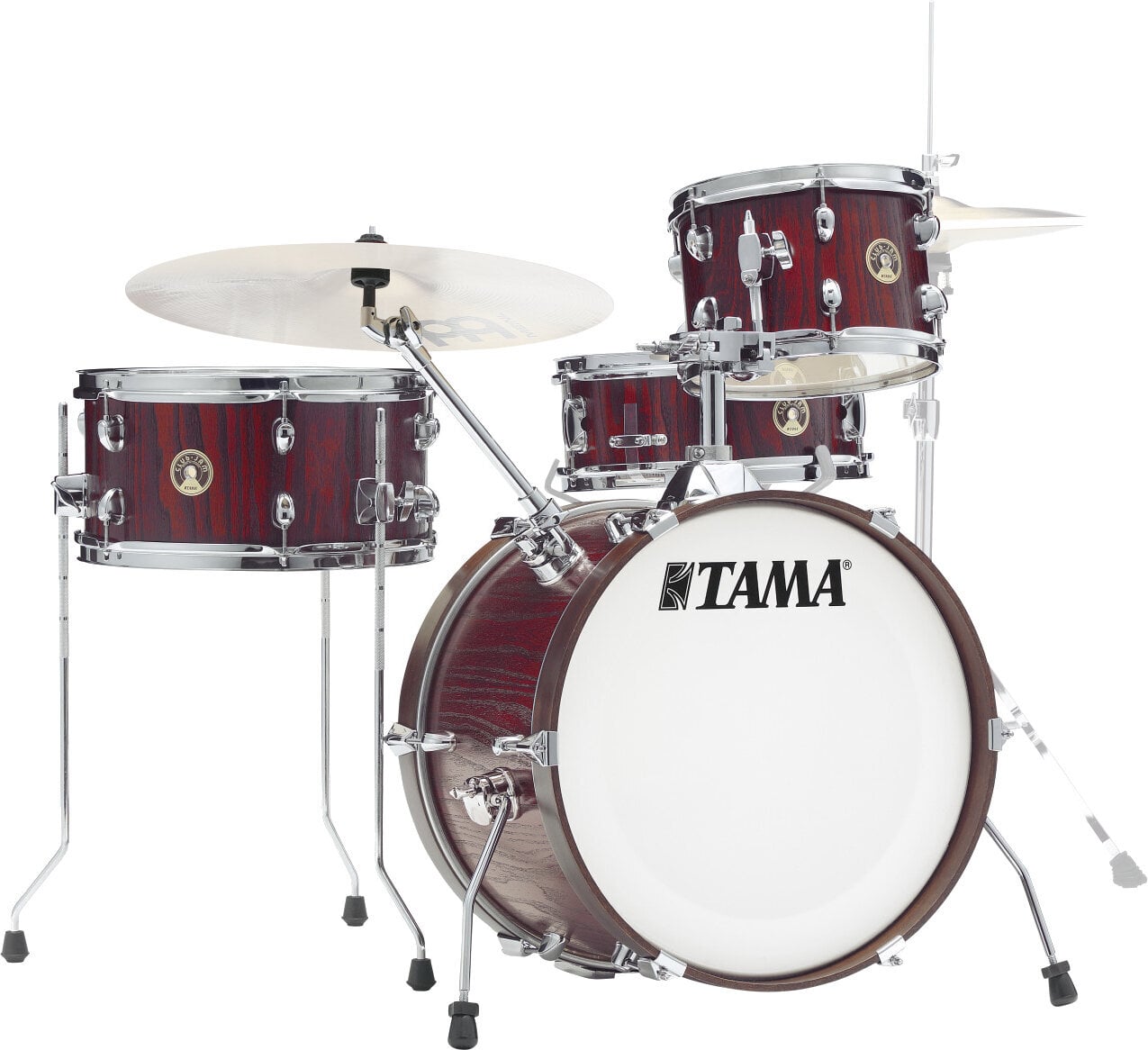 Akoestisch drumstel Tama LJL48S-SBE Club-Jam Satin Burgundy Elm Akoestisch drumstel