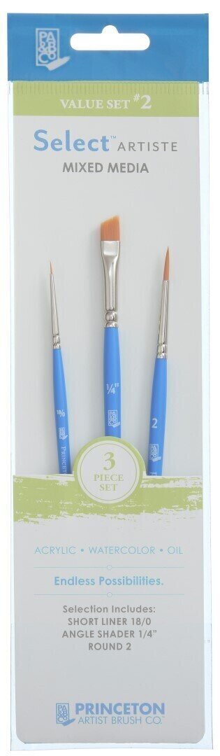 Princeton Brush Selectartiste Multi-Technique Sada štětců 3 ks