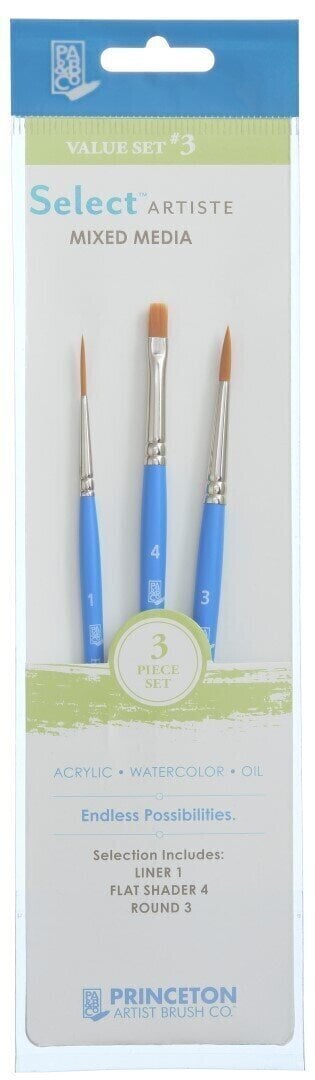 Princeton Brush Selectartiste Multi-Technique Sada štětců 3 ks