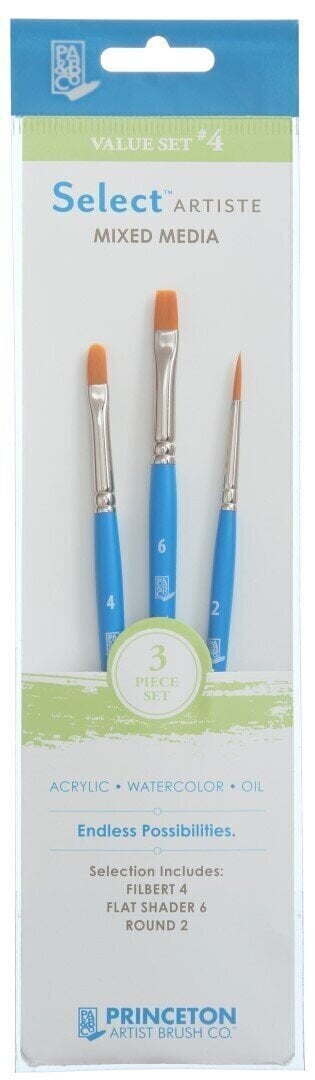 Princeton Brush Selectartiste Multi-Technique Sada štětců 3 ks