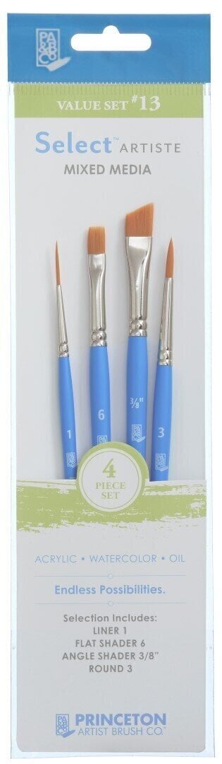 Princeton Brush Selectartiste Multi-Technique Sada štětců 4 ks