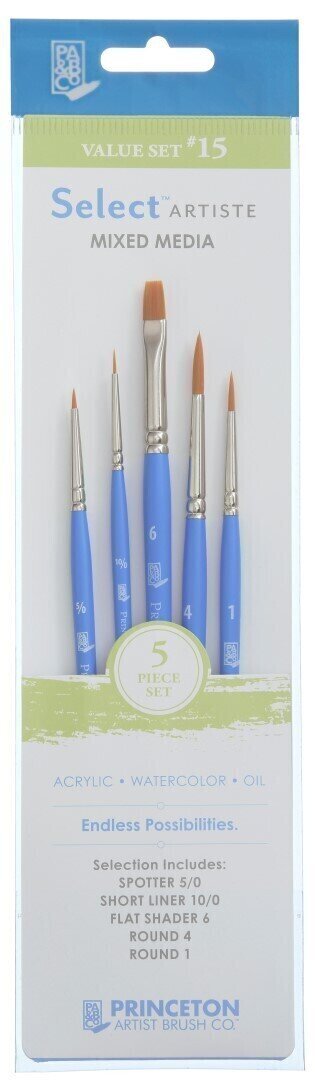 Princeton Brush Selectartiste Multi-Technique Sada štětců 5 ks