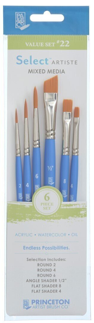 Princeton Brush Selectartiste Multi-Technique Sada štětců 6 ks