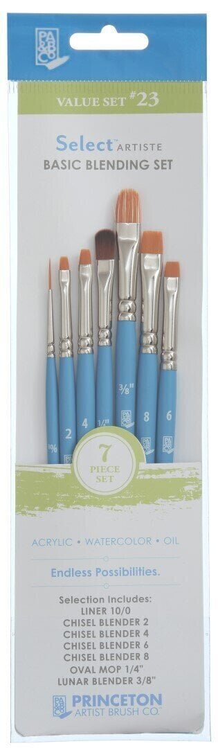 Princeton Brush Selectartiste Multi-Technique Sada štětců 7 ks