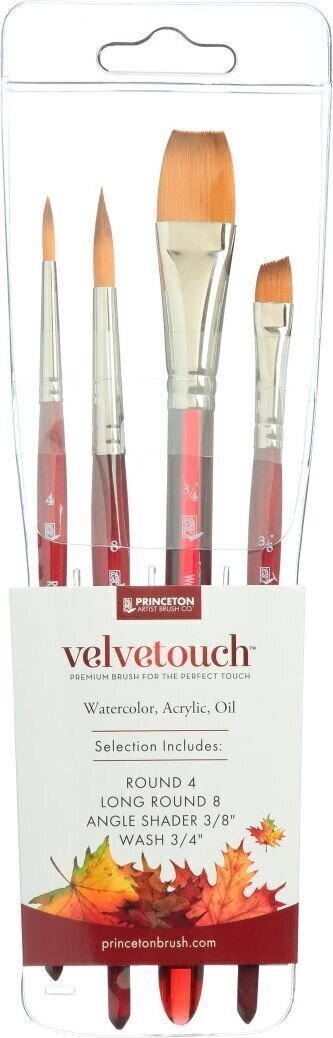 Princeton Brush Velvetouch Multi-Technique Sada štětců 4 ks