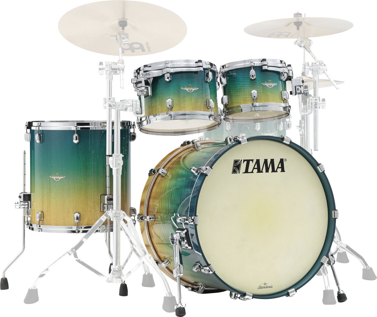 Set akustičnih bobnov Tama ME42TZS-VMMF Starclassic Maple Exotic Marine Shoreline Movingui Fade Set akustičnih bobnov