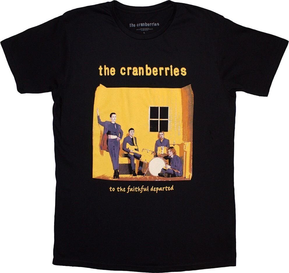 T-shirt The Cranberries Faithfully Departed Black 2XL T-shirt