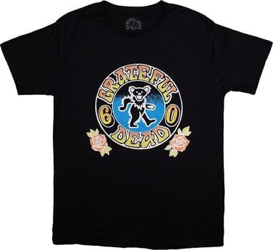 T-Shirt Grateful Dead Bear Roses Black M T-Shirt - 1