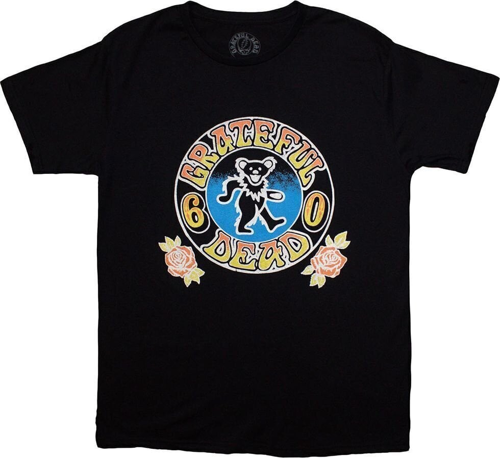 Πουκάμισο Grateful Dead Bear Roses Black 2XL Πουκάμισο