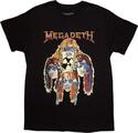 Megadeth Nuclear Glowheads Black S Koszulka