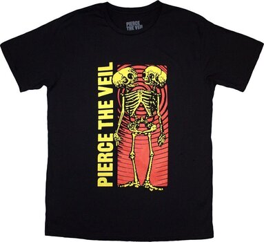 T-shirt Pierce The Veil Wavy Skeleton Black S T-shirt - 1