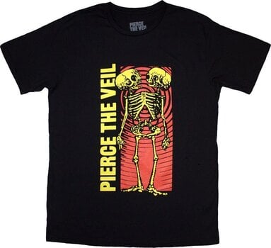 T-Shirt Pierce The Veil T-Shirt Wavy Skeleton Unisex Black 2XL - 1