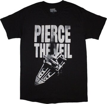 T-shirt Pierce The Veil Large Text Black S T-shirt - 1
