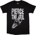 Pierce The Veil Large Text Black M T-Shirt