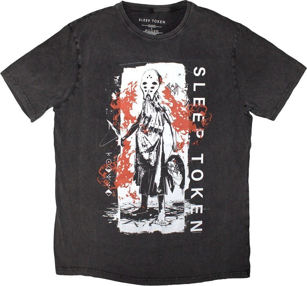 T-shirt Sleep Token Euclid Stone Wash Charcoal Grey 2XL T-shirt