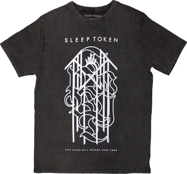 T-shirt Sleep Token Tomb Sigil Stone Wash Charcoal Grey S T-shirt - 1
