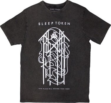 T-shirt Sleep Token Tomb Sigil Stone Wash Charcoal Grey L T-shirt - 1