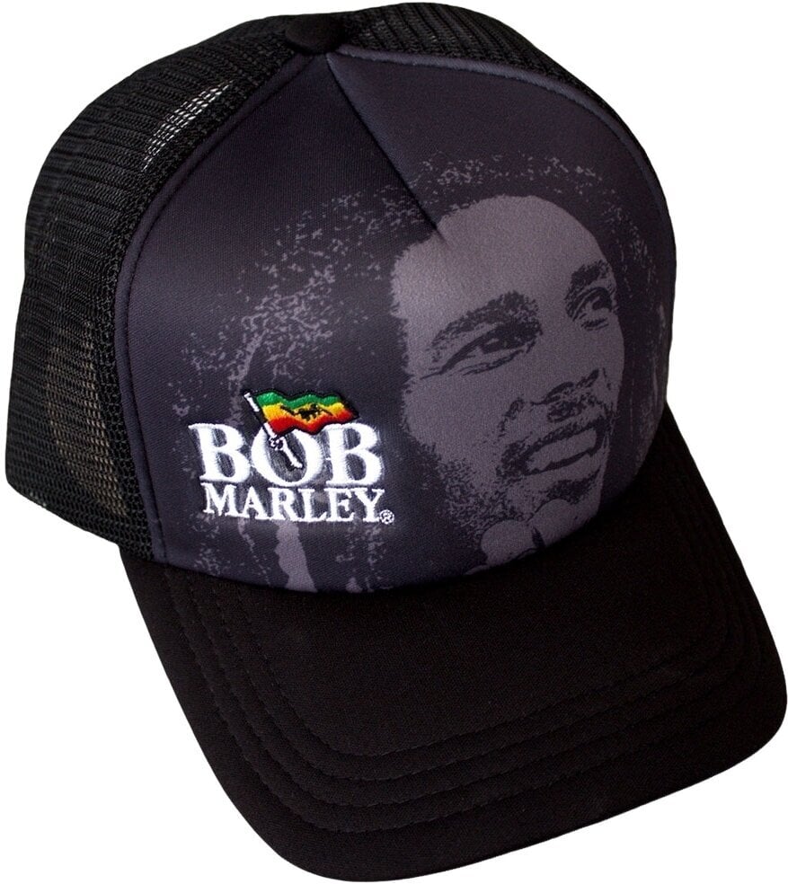 Bob Marley Logo & Face Šiltovka Black UNI