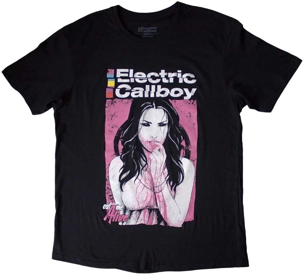 Paita Electric Callboy Paita Eate Alive Back Print Unisex Black XL