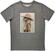 T-shirt Lady Gaga Pink Hat Grey XL T-shirt