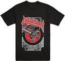 Judas Priest Silver and Red Vengeance Black XL T-Shirt