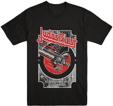 Skjorte Judas Priest Silver and Red Vengeance Black 2XL Skjorte - 1