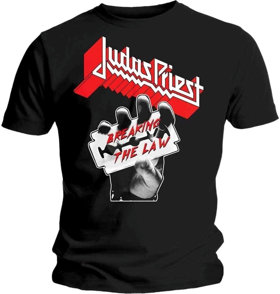T-shirt Judas Priest Breaking The Law Black S T-shirt