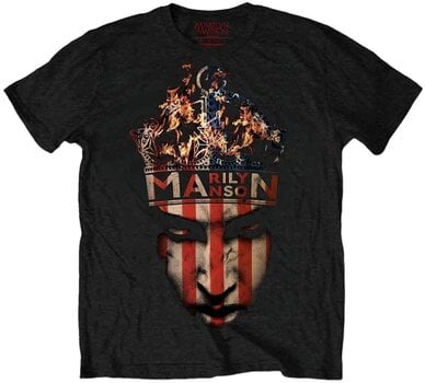 Tricou Marilyn Manson Crown Black L Tricou - 1
