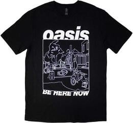 T-shirt Oasis Be Here Now Line Drawing Unisex T-shirt à manches courtes/Black/Courtes