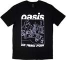 Oasis Be Here Now Line Drawing Black M T-särk