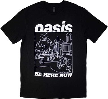 Πουκάμισο Oasis Be Here Now Line Drawing Black 2XL Πουκάμισο - 1