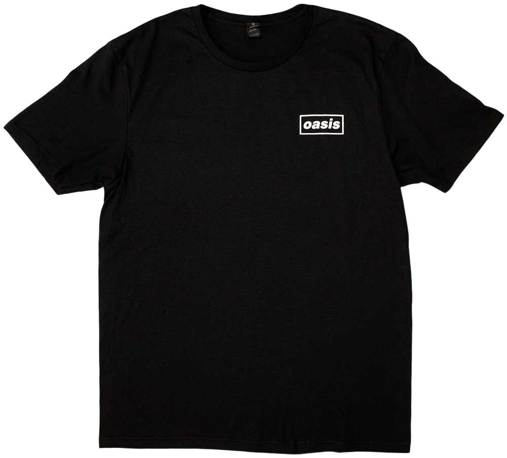 Oasis Tričko Some Mightay Lyric Back Print Unisex Black S