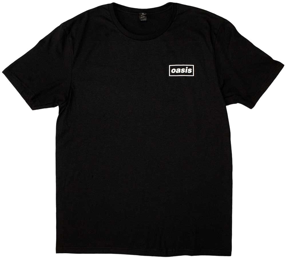 Oasis Tričko Some Mightay Lyric Back Print Unisex Black 2XL