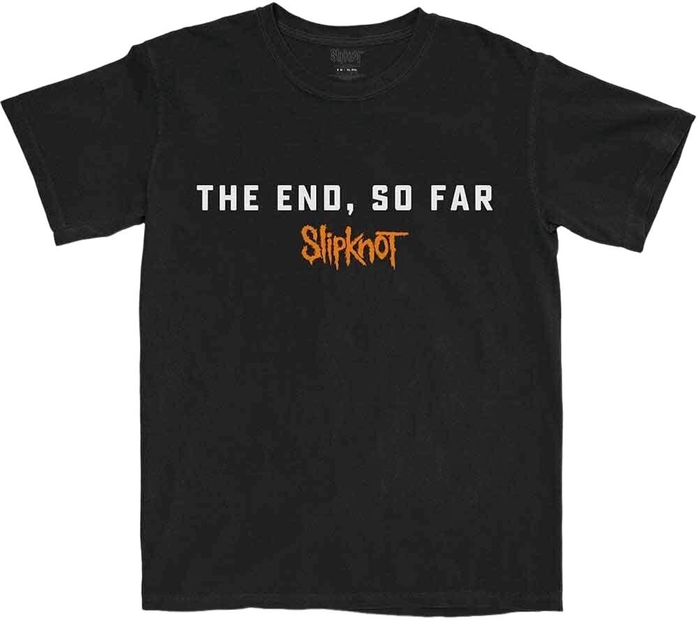 Slipknot Tričko The End, So Far Album Cover Back Print Unisex Black L
