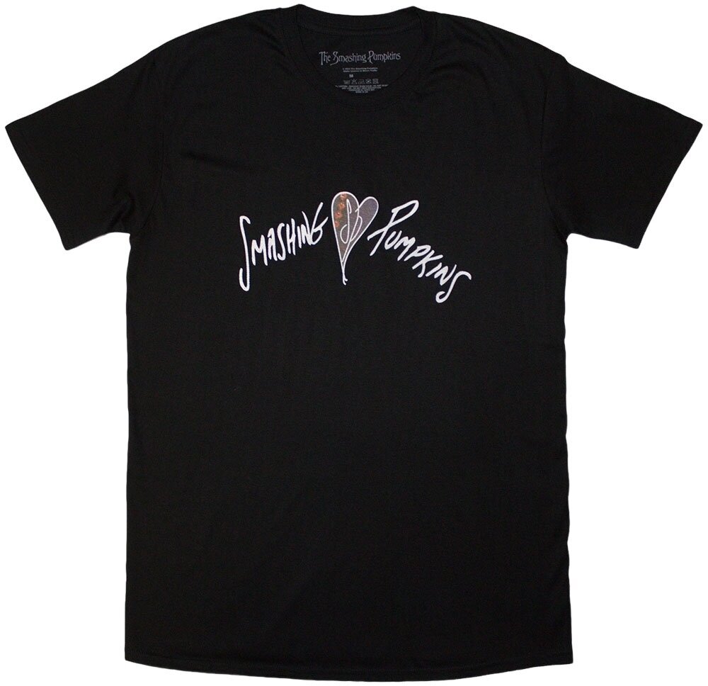 T-shirt The Smashing Pumpkins T-shirt Gish Heart Unisex Black S