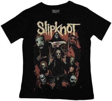 T-Shirt Slipknot Come Play Dying Back Print Back Print Black S Damen T-Shirt - 1