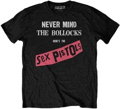 T-Shirt Sex Pistols Never Mind The Bollocks Original Album Black S T-Shirt - 1