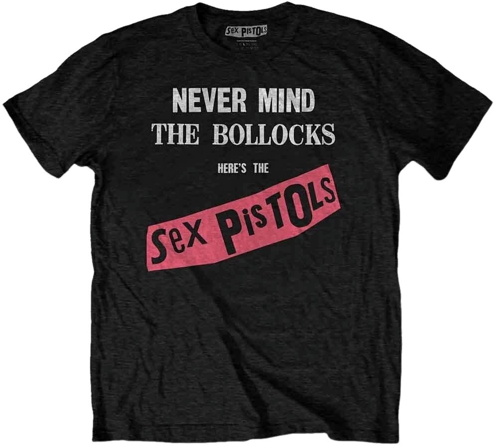 Košulja Sex Pistols Never Mind The Bollocks Original Album Black 2XL Košulja