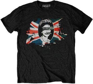 Camiseta de manga corta Sex Pistols God Save The Queen Flag Black S Camiseta de manga corta - 1