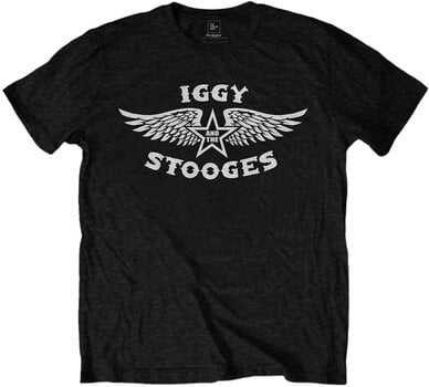 T-Shirt Iggy Pop Wings Black S T-Shirt - 1