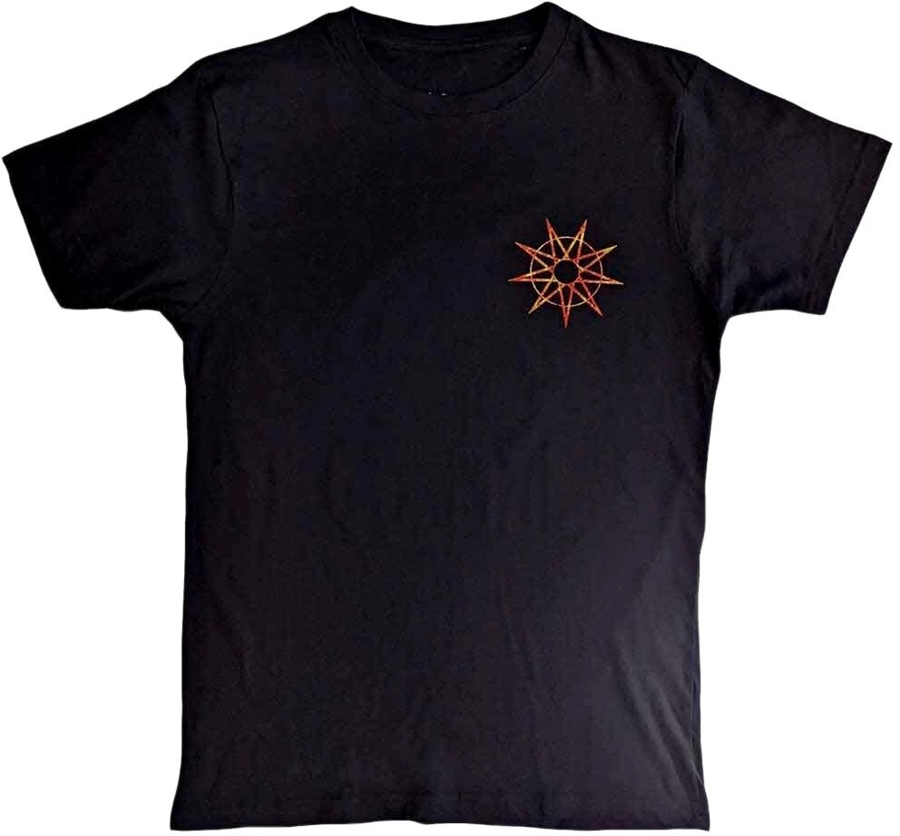 Slipknot Tričko The End, So Far Flame Logo Back Print Unisex Black 2XL