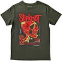 Slipknot Zombie Back Print Green XL T-särk